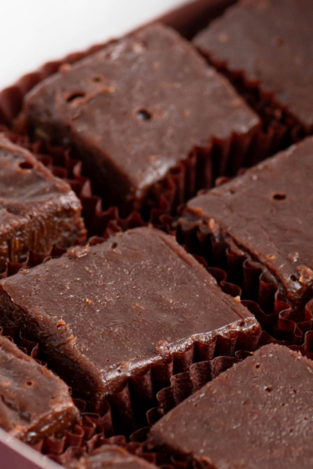 Bites de fudgy brownie.