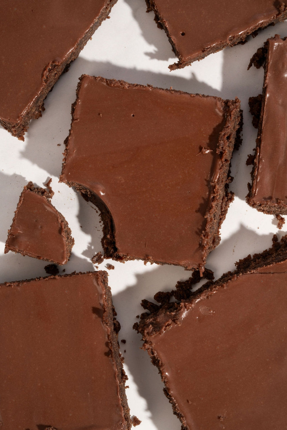 Brownies de chocolate.